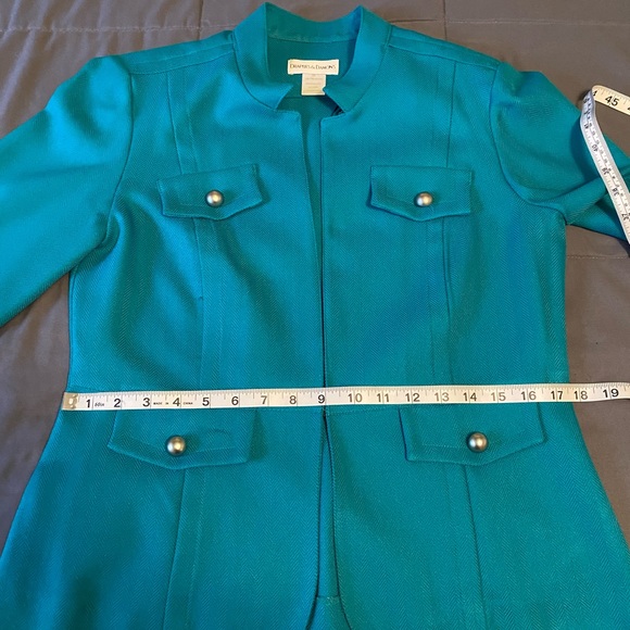 •DRAPER’S & DAMON’S• Size 10 • Teal Blazer - Picture 8 of 9